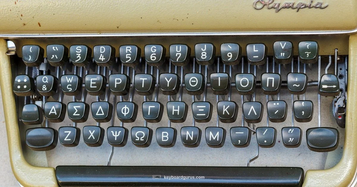 Typewriter Keyboard Guide - Keyboard Gurus