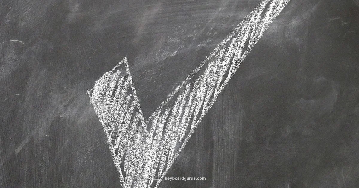 Check Mark Keyboard - Keyboard Gurus