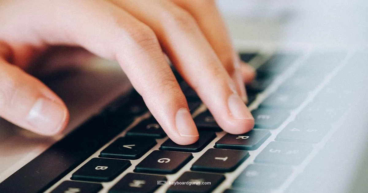 Laptop Typing - Keyboard Gurus